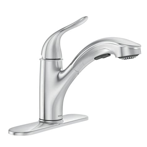 Moen brecklyn kitchen faucet - White MOEN Kitchen Faucets. Faucet Hole Fit: 1. Pull Out Spray Wand. 2 Results Brand: ... MOEN. Brecklyn Single-Handle Pull-Out Sprayer Kitchen Faucet with Power Clean in White. Add to Cart. Compare $ 119. 12 (2380) MOEN.